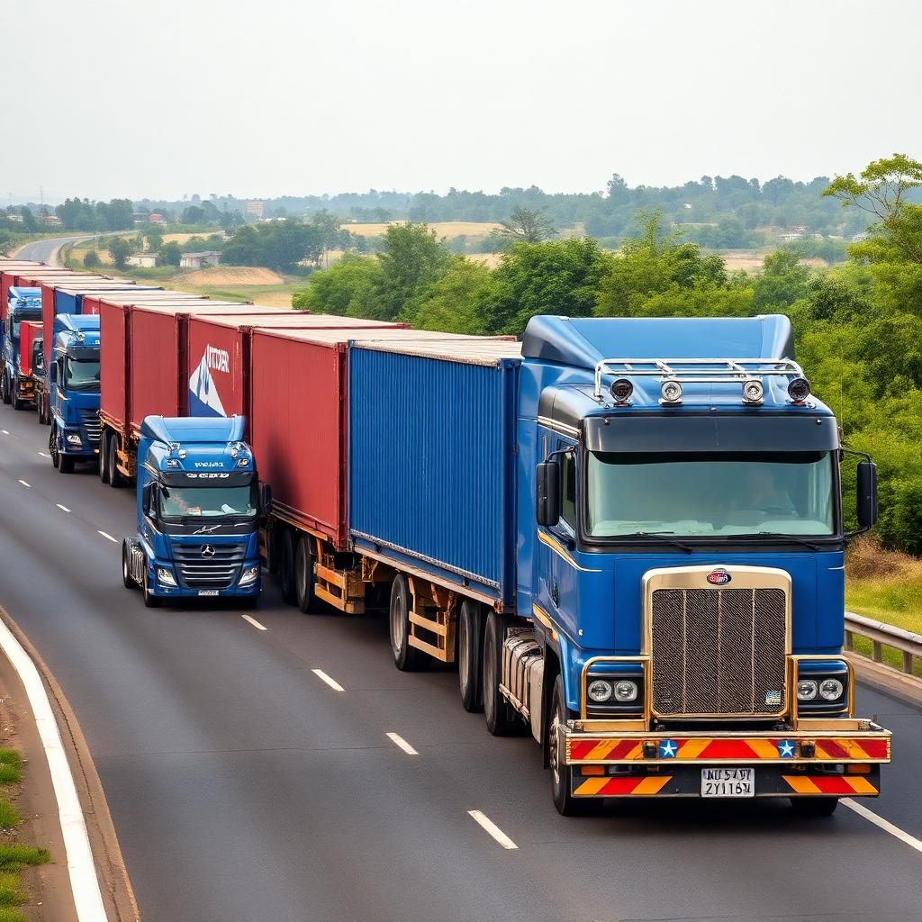 Fenat Eagles haulage fleet on West African corridor